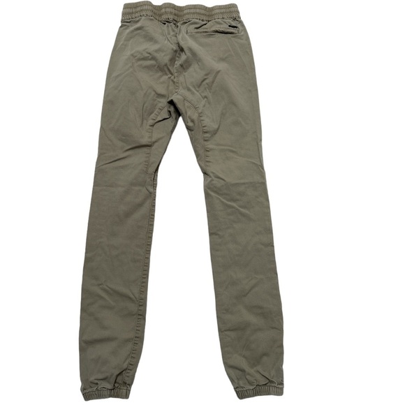 PACSUN Khaki Skinny Joggers Size S Long Comfortable Elastic Waistband/Drawstring - Picture 3 of 13
